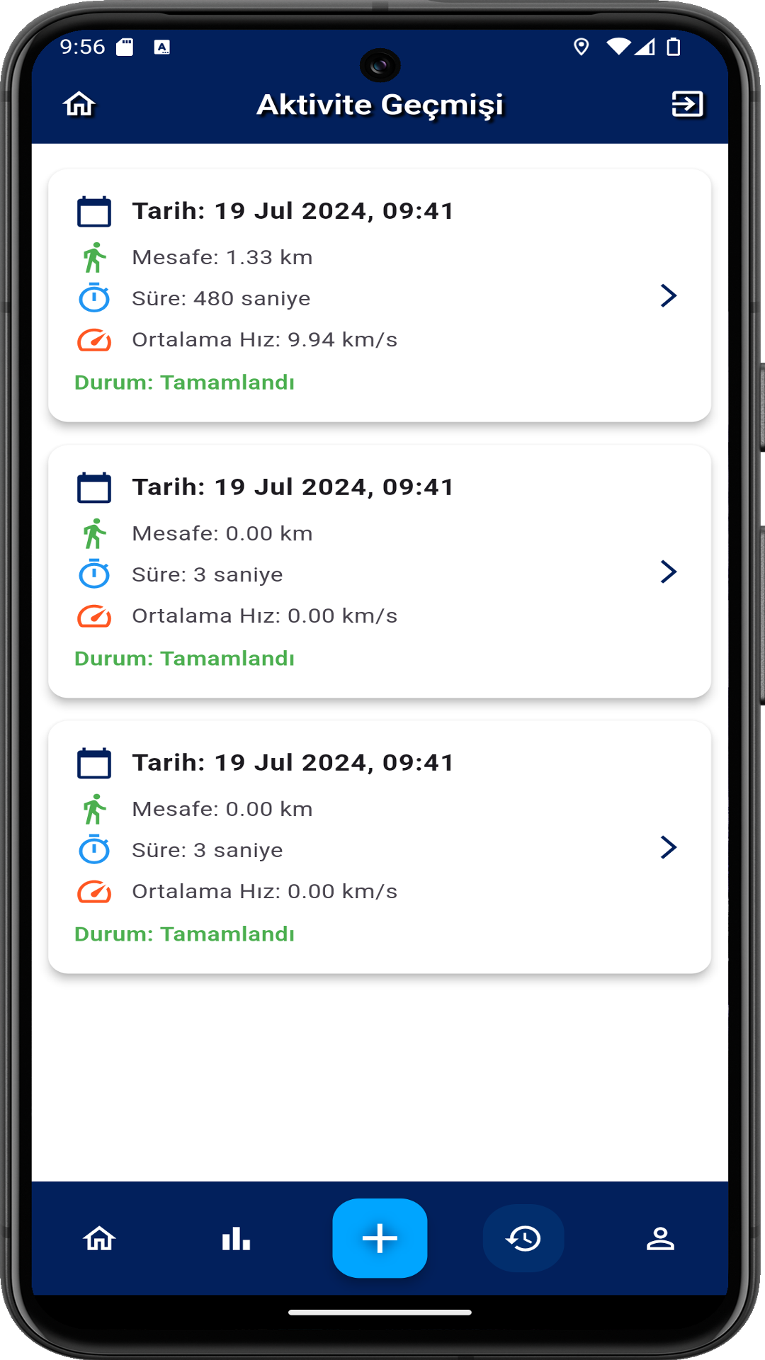 Map Tracker Walking Activity App