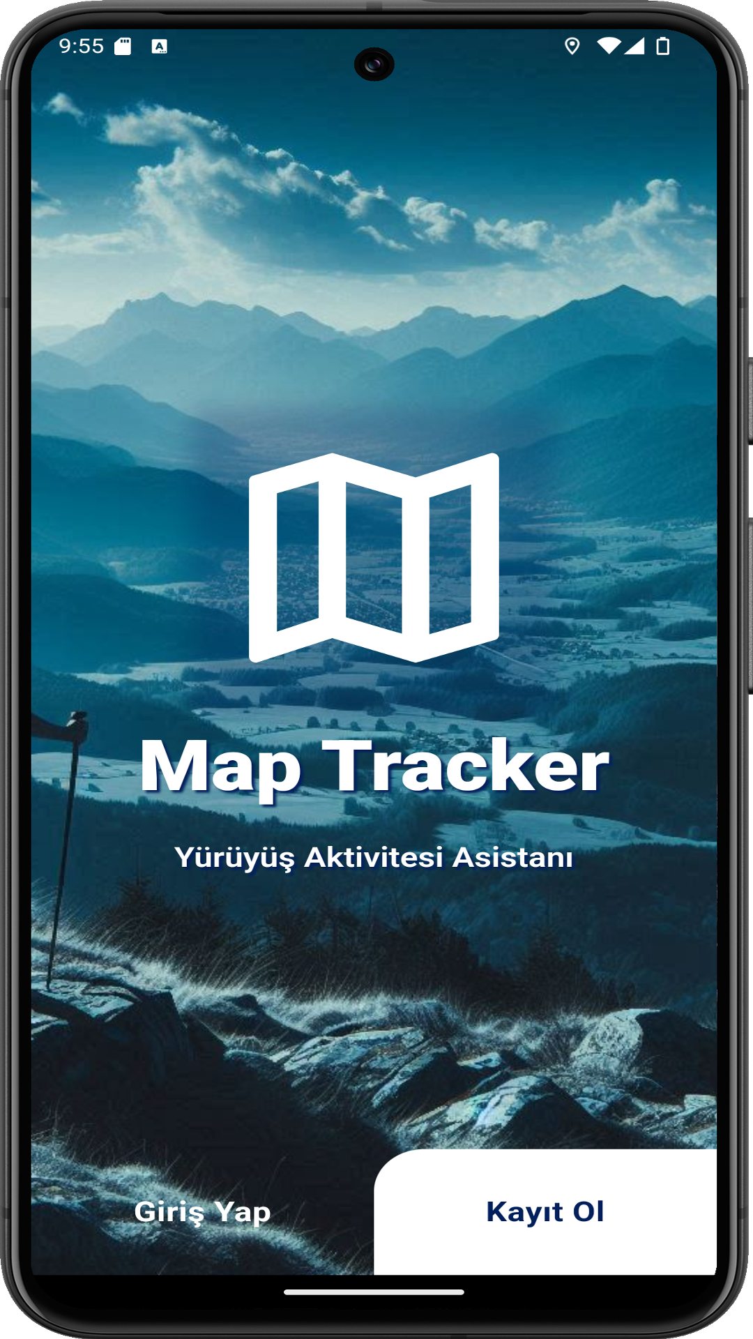 Map Tracker Walking Activity App